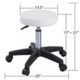 thumbnail image 2 of IVV Esthetician Salon Bed with Hydraulic Stool, Professional Massage Tattoo Table Salon Spa Equipment with Adjustable Basket and Footrest, Multi-Purpose 3-Section Facial Beauty Bed w/ 2 Trays, White, 2 of 7