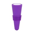 thumbnail image 3 of Qiangzon Wine Stoppers for Wine Bottles Colorful Silicone And Stainless Steel Wine Bottle Stopper - Leakproof Reusable Stopper for Wine, Beverages, Kitchen, Bar Keeps Liquids Fresh with Secure Seal, 3 of 9