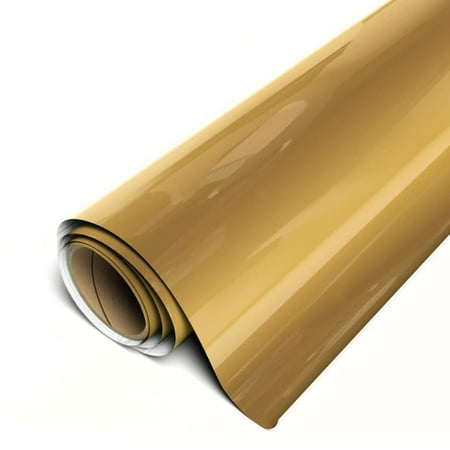 Siser EasyPSV Starling 12''x1yd - Permanent Adhesive Craft Vinyl, Dishwasher Safe, for Indoor and Outdoor Applications Gloss Gold