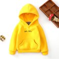 thumbnail image 2 of Baby Crew Neck Sweatshirts Toddler Baby Kids Boy Girl Hooded Letter Hoodie Sweatshirt Tops Clothes Sweater Kids Yellow 120, 2 of 7