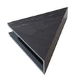 thumbnail image 3 of Palisade Vinyl Waterproof Corner Shower Shelf Black Ice, 3 of 6