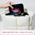 thumbnail image 6 of Flamingo Velvet Portable Travel Organizer with Removable Compartment – Gift Idea, Jewelry Organizer, Storage Box, and Bracelet Holder, 6 of 7