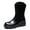 Black, variant on AUXDIQ Wellington Boots Women Mid-calf Wellies Waterproof Rain Boots Outdoor Garden Shoes