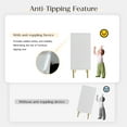 thumbnail image 5 of Tolead Modern Accent Diamond Cabinet, Accent Sideboard Storage, White, 5 of 8