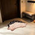 thumbnail image 6 of Spider Web Bath Mat, 27.5×17.7" Halloween Bath Mat Non-Slip Rugs Spiderweb Rug Machine Washable Goth Area Rugs Gothic Rug for Front Door, Bedroom, Living Home, 6 of 6