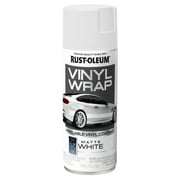 White, Rust-Oleum Automotive Vinyl Wrap Matte Spray Paint-372514, 11 oz, 6 Pack
