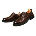 thumbnail image 2 of Leather Shoes Men's Business Formal Wear Men's Shoes First Layer Cowhide Derby Shoes Men's Leather Shoes Genuine Leather Wedding Shoes, 2 of 2