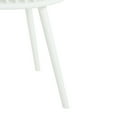thumbnail image 6 of GDF Studio Outdoor Acacia Wood Dining Table for Six with White PP Chairs Set, 6 of 14