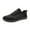 Black, variant on Yindaity Pure Color Lace Up Round Head Casual Shoes Women's Flying Fabric Internationalist Women Sneaker Black,9.5