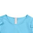 thumbnail image 5 of BRGZLK Dress For Girls, Frock,Solid Color, Summer Round Neck, Short Sleeved Lace Dress, Medium Size, Children With Pockets, Casual and Comfortable Dress, 5 of 6
