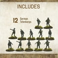 thumbnail image 2 of Wargames Delivered - Konflikt '47 Bolt Action German Totenkorps 28mm Miniatures, Contain 12 Metal Infantry, Digital Bundle - Action Figure Model Kit by Warlord Games, 2 of 6