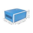 thumbnail image 2 of KONTONTY Rectangular Enclosure Box for Box Metal Blue 1Pcs, 2 of 8