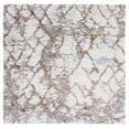 thumbnail image 5 of SAFAVIEH Horizon Milica Abstract Shag Area Rug, Ivory/Rust, 8' x 10', 5 of 8