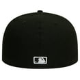 thumbnail image 4 of Men's New Era Black Atlanta Braves Low Profile 59FIFTY Fitted Hat, 4 of 5