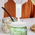 thumbnail image 3 of Shisuyan 2pcs Mason Jars Canning Fermenting Lids Mason Jar Wide Mouth Lids Fermenting Lids For Mason Jars Wide Mouth Plastic Mason Jar Lids Mason Jar Lids For Mason Jars, 3 of 9