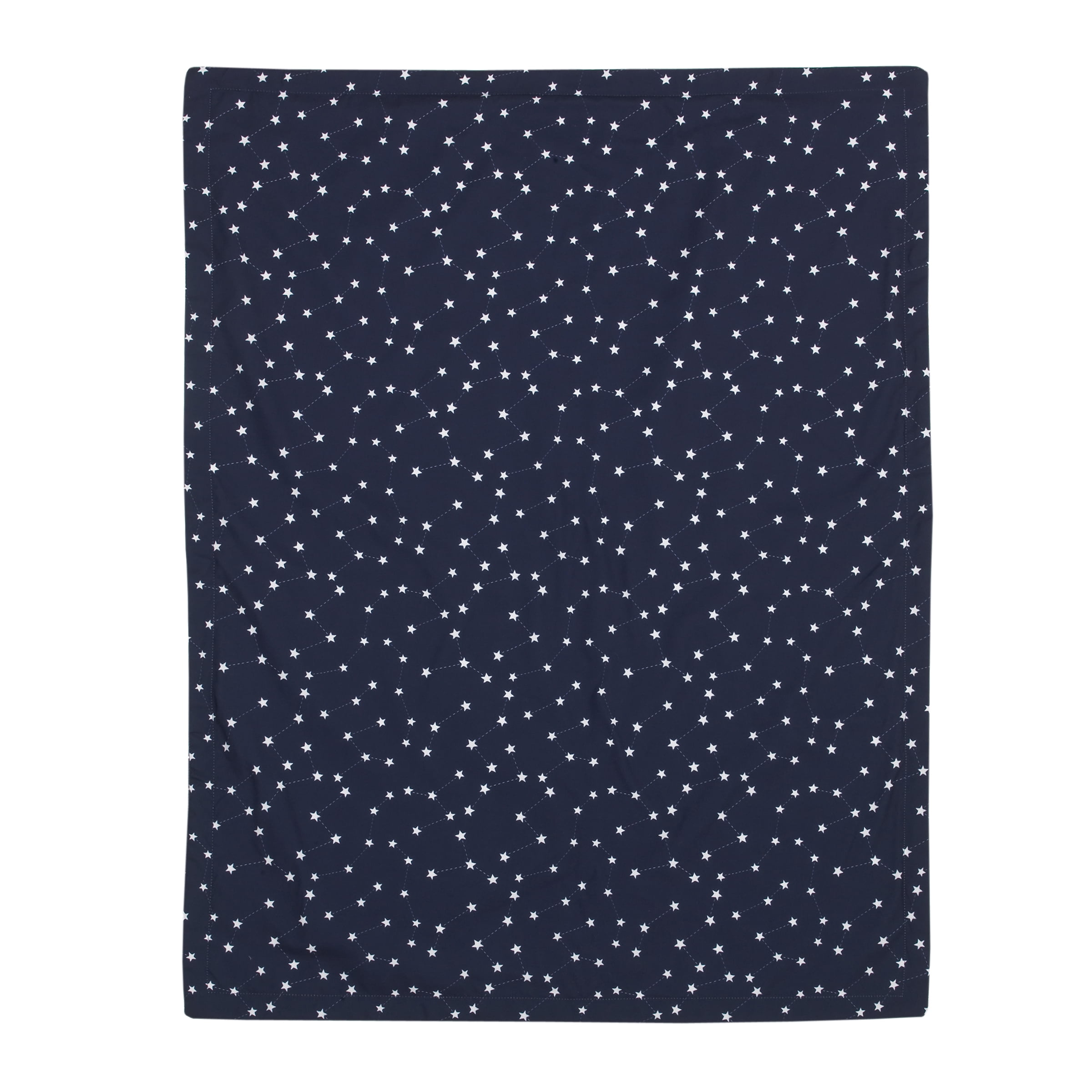 MoDRN Celestial Stars Baby Blanket, Navy, Grey, and White