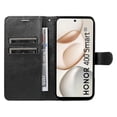 thumbnail image 2 of Compatible For Honor 400 Smart 4G Leather Wallet Case with Strap Solid Color Phone Stand Cover, 2 of 5