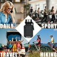 thumbnail image 4 of ONTA Collapsible Water Bottle - 18oz Reusable BPA Free Silicone Foldable Water Bottles for Gym Camping Hiking Travel Sports Water Bottle with Carabiner（Black）, 4 of 9