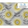 thumbnail image 2 of Soimoi Floral Pattern Outdoor Fabric by 5 Yard, 56" Wide Water-Resistant Upholstery Material for Chairs, Cushions & DIY Projects, Ochre, 2 of 7