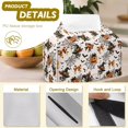 thumbnail image 6 of Bulopur Halloween Spider Web Bow Tissue Box Cover PU Leather Decorative Tissue Holder for Bathroom Vanity Bedroom Car Interior Cute Spooky Decor, 6 of 7