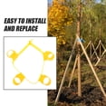 thumbnail image 1 of OULII 4Ud Soporte Para Árboles Y Ramas En Jardín Color Amarillo Ideal Para Protección Y Estabilidad, 1 of 8
