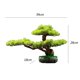 thumbnail image 2 of Decoración de Feng Shui chino Plantas verdes falsas Entrada de la sala de estar Adornos de bonsái de hotel Árbol de simulación de escritorio, 2 of 4