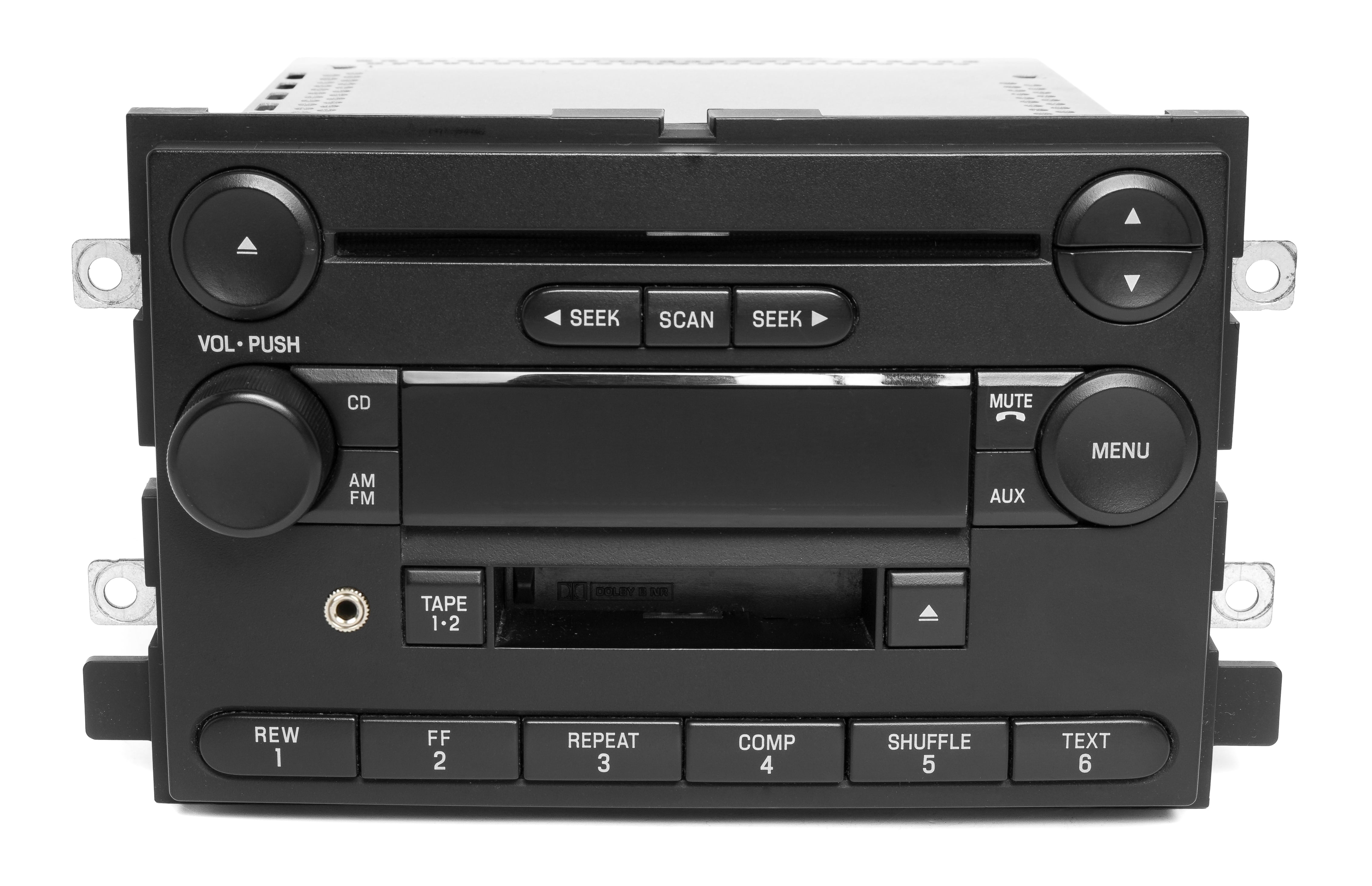 Restored 2004 Ford F-150 OEM Original AM FM Cassette CD Radio w Aux Input 4L3T-18C868-FE (Refurbished)