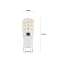 thumbnail image 5 of Warm White 3000k G9 LED Bulb, Energy-efficient Non-dimmable For Easy Installation, Long Life Span 360-degree Light, Versatile Applications, High Lumen Output, 10Pcs, 5 of 5