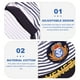 thumbnail image 2 of 1pc Sombrero de Capitán Marino Gorra de Rayas Azules Cosplay Sombrero de Capitán Adulto Estilo Manian para Adultos (Adultos 58cm Ajustable), 2 of 6
