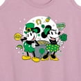 thumbnail image 3 of Disney - Mickey And Minnie Pot Of Gold - Women's Racerback Tank Top, 3 of 5