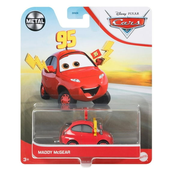 Véhicule Maddy McGear à l'échelle 1:55 du film Cars 3 de Disney•Pixar