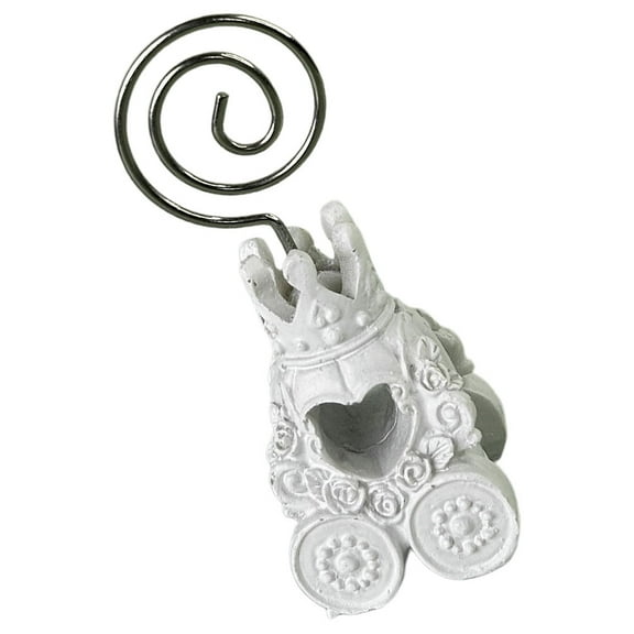 IDEANATEGRATE 1Pcs Photo Picture Holder in Resin Material for Wedding and Party Decorations