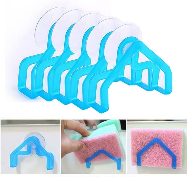 Dish Cloths Rack Suction Sponge Holder Clip Rag Storage Rack Japanese Gadgets Home Covers in Dish Drainer Sponge And Brush Holder for Kitchen First Apartment Must Haves Sponge Holder Small Hand Wash