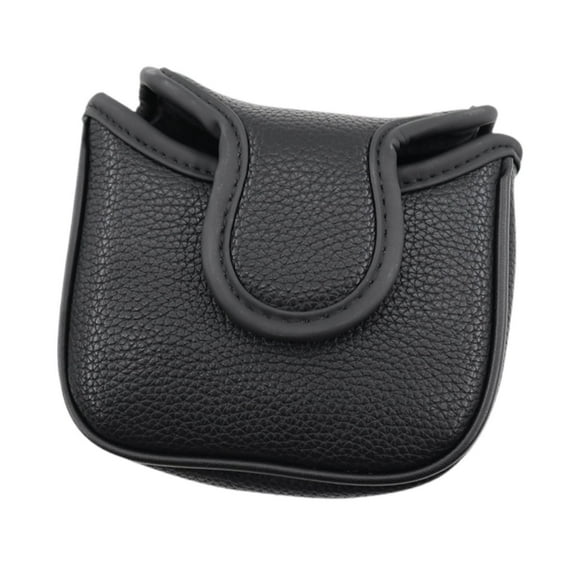 Vsenkes Golf Mallet Putter Cover Accessories Comfortable Compact Golf Club Headcover Black