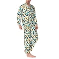 thumbnail image 2 of Balery Fathers day Pijama para Hombre de Dos Piezas con Manga Larga, Conjunto de Dormir y Descanso Suave con Bolsillos-XX-Large, 2 of 7