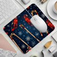 thumbnail image 2 of Christmas Crutches Square Non-Slip Rubber Bottom Printed Desk Mat Mouse Mat Gaming Mousepad Desk Pad - 8.3x9.8 Inch, Suitable for Office and Gaming, 2 of 6