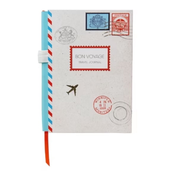 Gartner Studios Guided Journ 6"x8" Travel 192pg Cream Postage