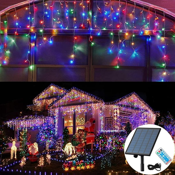 Luces navideñas KiflyTooin Solar 320 LED 9 m Multicolor