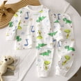 thumbnail image 2 of NOLDARES 2pcs Toddler Baby Girl Boy Fall Winter Clothes Print Long Sleeve Sweatshirt Tops Casual Pants Set Little Kids Outfits Clothing(Green,11-12 Y), 2 of 4