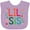 Lavender, variant on Inktastic Lil Sis Girls Sister Announcement Girls Baby Bib
