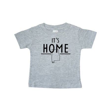 

Inktastic It s Home- Alabama State Outline Gift Baby Boy or Baby Girl T-Shirt