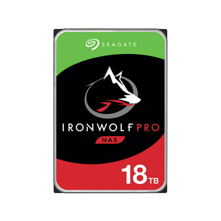 Seagate IronWolf Pro 18TB NAS Internal Hard Drive HDD – 3.5 Inch SATA 6Gb/s 7200 RPM 256MB Cache