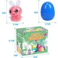 thumbnail image 3 of 12 Pcs Plastic Easter Eggs,Fillable for Hunt, Basket Stuffers/Fillers, Filling Treats, Party Favor, Classroom Prizes, 3 of 6
