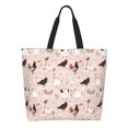 thumbnail image 1 of Balery Funny Chicken Bolsa Tote Estilo Estético con Cremalleras, Bolsa de Hombro, Bolsa de Compras Grande y Plegable, 1 of 8