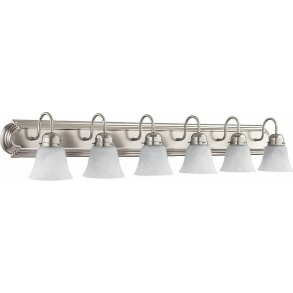 Quorum Lighting - Six Light Vanity - 6 Light Bath Vanity in Quorum Home