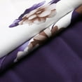 thumbnail image 3 of UPPADA Robe Maxi d'Été pour Femme à Imprimé Floral, Col Ras du Cou, Robe Bohème de Plage Tendance, Robe Longue Décontractée pour Fête, Cadeaux d'Anniversaire, Robe d'Été Décontractée Bleue, TTTG, 3 of 5