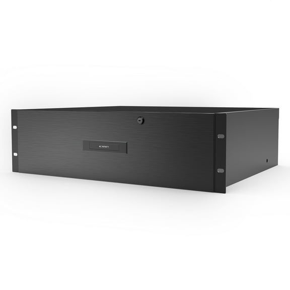 AC Infinity Rack Mount Drawer 3U with Aluminum Faceplate, with Lock and Key