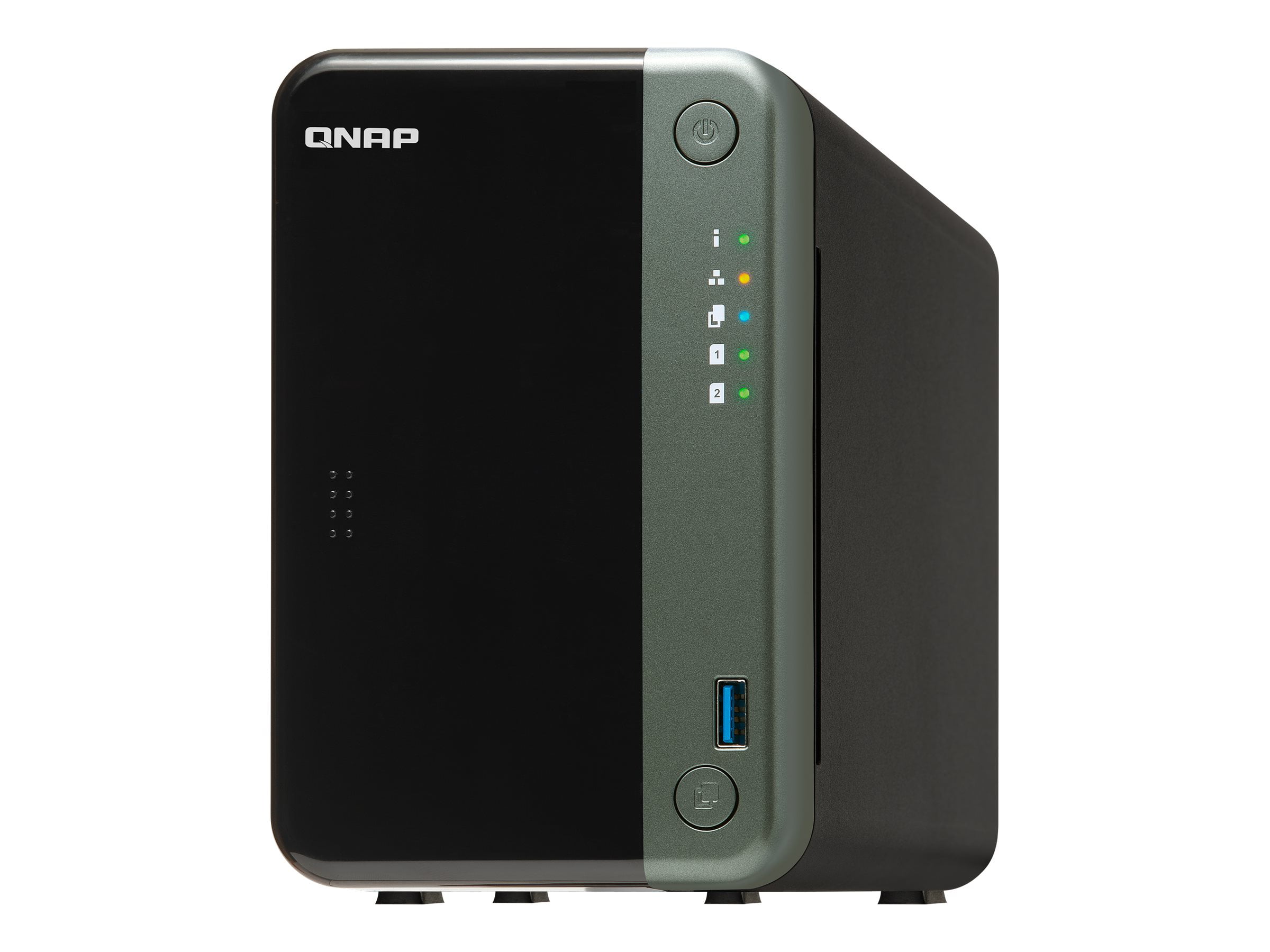 QNAP TS-253D - NAS server - 2 bays - SATA 6Gb/s - RAID 0, 1, JBOD - RAM 4 GB - Gigabit Ethernet iSCSI support - Walmart.com