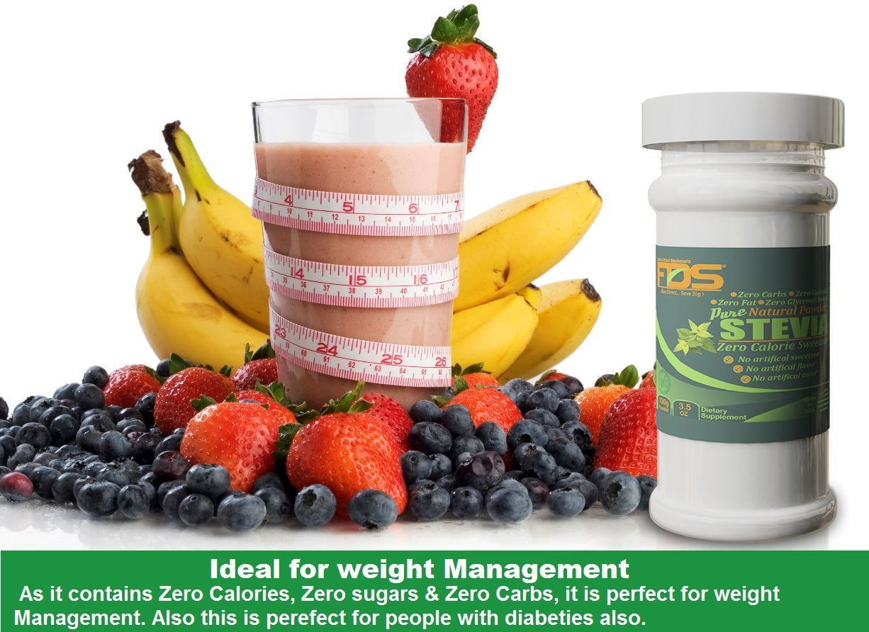 FDS Stevia Sweetener 3.5Oz(100g2381Servings) 100Pure & Natural