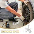 thumbnail image 3 of OUNONA 1Set Quick Install Wall Mount Spare Tire Rack Stainless Steel for Outdoor Garage Use, 3 of 8